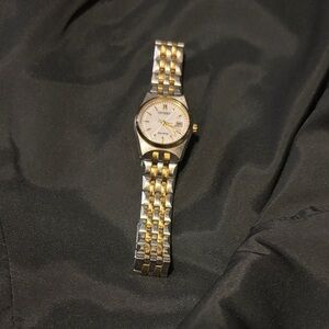 Citizen Two-Tone Ladies Bracelet Watch in Gold and Silver